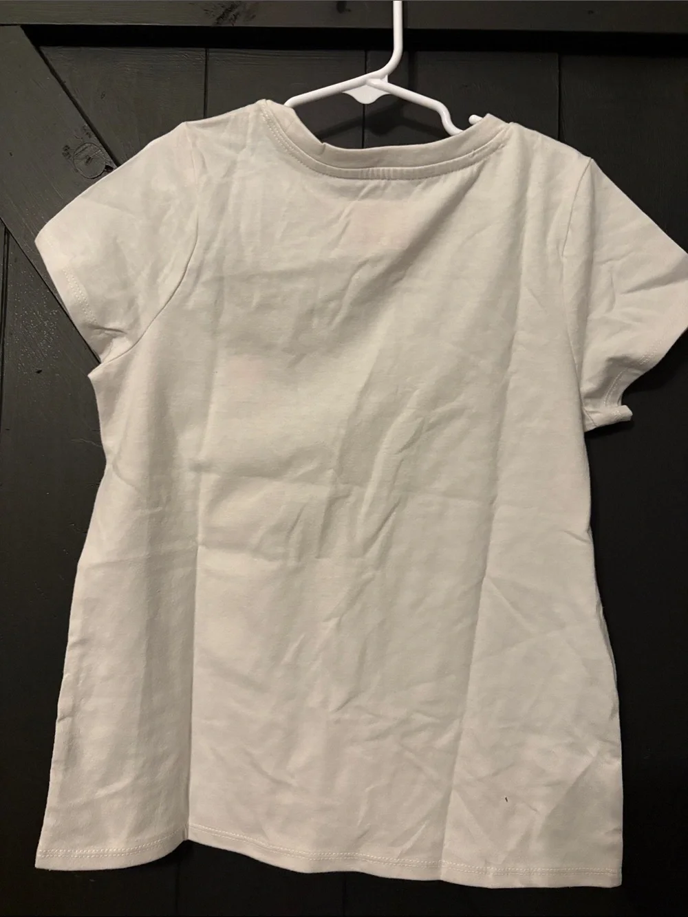 Cat & Jack White Tee with Pink & Red Floral Envelope Graphic